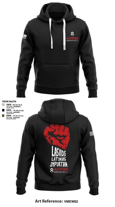 Altitud Services 64389490 Hoodie - 3
