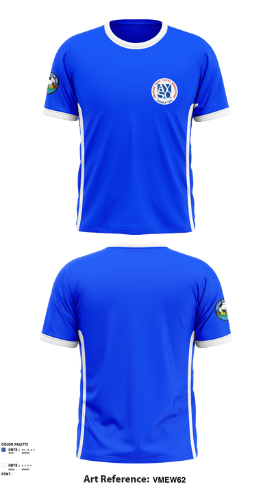 AYSO Region 183 - Peterson Park 5051862 Short Sleeve Performance Shirt - 1