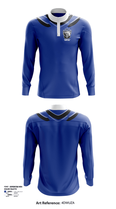 Sylvan Hills High School Wrestling 34797406 Quarter Zip Jacket - 2