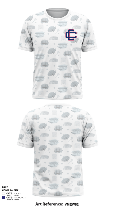 Central Catholic High School Lacrosse 83752961 Short Sleeve Shooting Shirt - 4