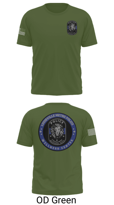 LMPD WELLNESS UNIT 57216807 Short Sleeve Performance Shirt - 30