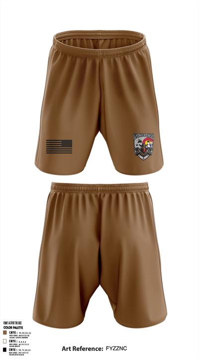 4-4 Attack Battalion 63788655 Athletic Shorts With Pockets - 5