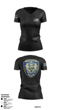 SDRPA 74726956 Women's Short Sleeve V-neck Shirt - 5