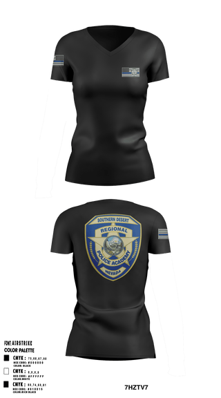 Women's Short Sleeve Vneck Shirt, SDRPA, Police, Teamtime, Team time, sublimation, custom sports apparel, team uniforms, spirit wear, spiritwear, sports uniforms, custom shirts, team store, custom team store, fundraiser sports, apparel fundraiser