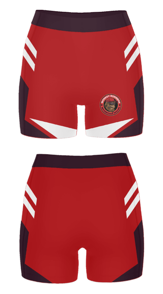 Women's Compression Shorts, Monkey Business Motorcycle Hauling, , Teamtime, Team time, sublimation, custom sports apparel, team uniforms, spirit wear, spiritwear, sports uniforms, custom shirts, team store, custom team store, fundraiser sports, apparel fundraiser