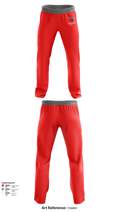Honesdale High School Basketball 24985503 Sweatpants - 2