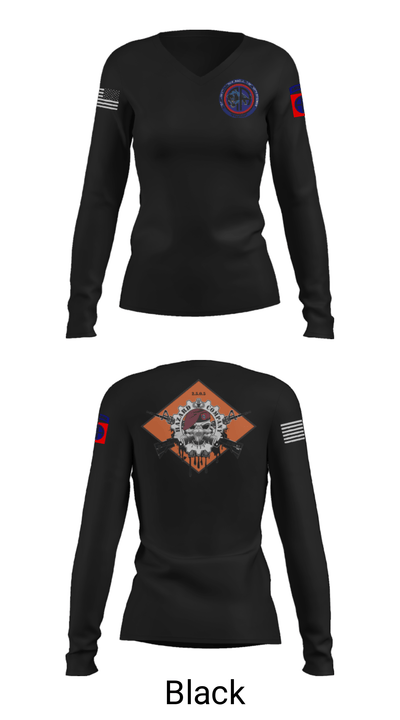 Hazard Company 83672924 Women's Long Sleeve V-neck Shirt - 23