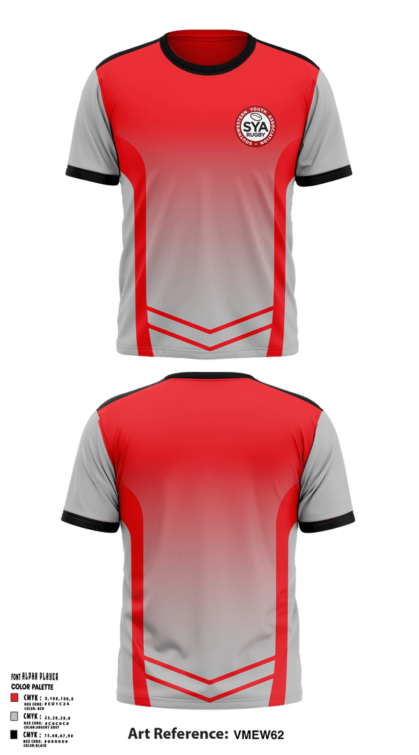 Short Sleeve Performance Shirt, Southwestern Youth Association Rugby, Rugby, Teamtime, Team time, sublimation, custom sports apparel, team uniforms, spirit wear, spiritwear, sports uniforms, custom shirts, team store, custom team store, fundraiser sports, apparel fundraiser