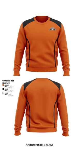 Crew Neck Sweatshirt, Pine River Backus Tigers, Men's Basketball, Teamtime, Team time, sublimation, custom sports apparel, team uniforms, spirit wear, spiritwear, sports uniforms, custom shirts, team store, custom team store, fundraiser sports, apparel fundraiser