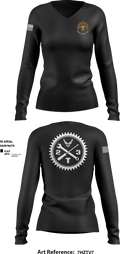 21 STS 95544200 Women's Long Sleeve V-neck Shirt - 1