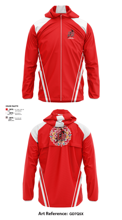 Front Royal Cardinals Baseball 91934086 Windbreaker - 2