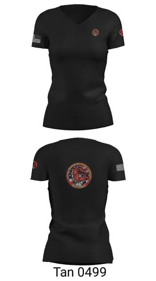Women's Short Sleeve Vneck Shirt, , National Guard, Teamtime, Team time, sublimation, custom sports apparel, team uniforms, spirit wear, spiritwear, sports uniforms, custom shirts, team store, custom team store, fundraiser sports, apparel fundraiser