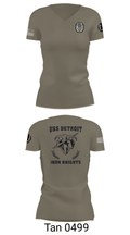 USS Detroit 43379409 Women's Short Sleeve V-neck Shirt - 23