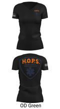 HOPS EMS 88989109 Women's Short Sleeve V-neck Shirt - 22