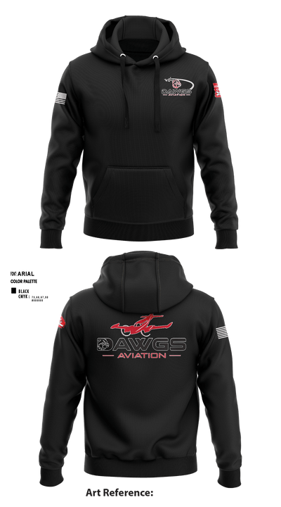 Dawgs Aviation 13056460 Hoodie - 1