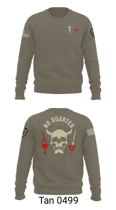 C-CO 1-27 1st PLT BLACKBEARD 676518 Crew Neck Sweatshirt - 11