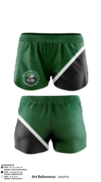 Tehachapi High School 72342244 Track Shorts - 1