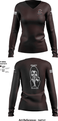 SHADOW COMPANY 64735667 Women's Long Sleeve V-neck Shirt - 1