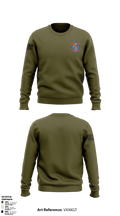 1st Battalion 4th Marines 72684800 Crew Neck Sweatshirt - 1