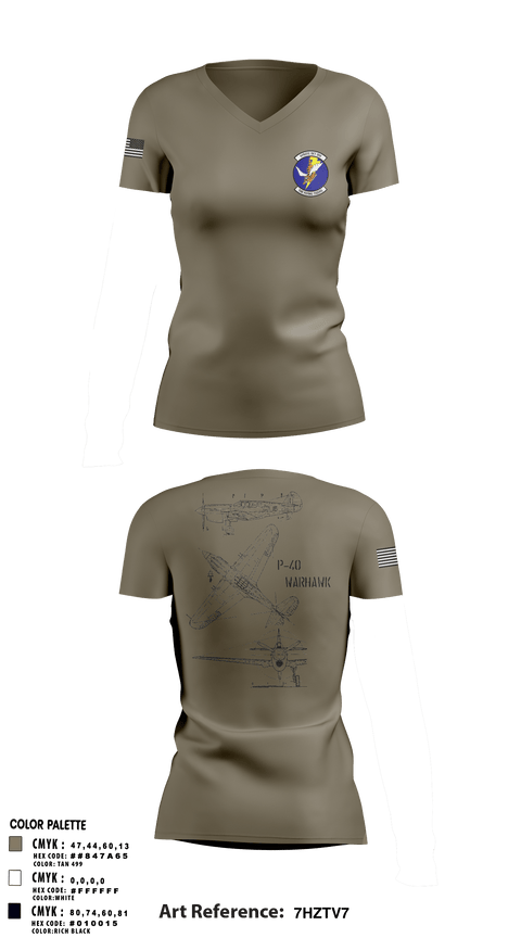 Women's Short Sleeve Vneck Shirt, Detachment 355, Air Force, Teamtime, Team time, sublimation, custom sports apparel, team uniforms, spirit wear, spiritwear, sports uniforms, custom shirts, team store, custom team store, fundraiser sports, apparel fundraiser