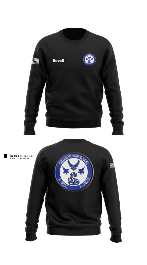 Crew Neck Sweatshirt, Foxtrot, Air Force, Teamtime, Team time, sublimation, custom sports apparel, team uniforms, spirit wear, spiritwear, sports uniforms, custom shirts, team store, custom team store, fundraiser sports, apparel fundraiser