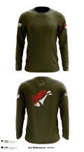 2-6 Cav Alpha troop Renegades 57667590 Long Sleeve Performance Shirt - 8