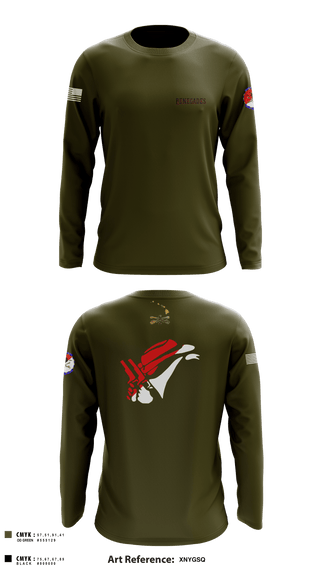 Long Sleeve Performance Shirt, 2-6 Cav Alpha troop Renegades, Army, Teamtime, Team time, sublimation, custom sports apparel, team uniforms, spirit wear, spiritwear, sports uniforms, custom shirts, team store, custom team store, fundraiser sports, apparel fundraiser