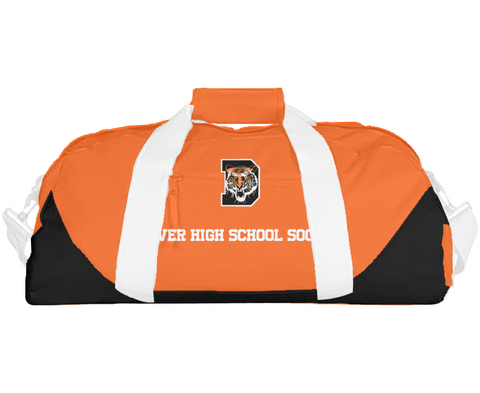 Duffle Bag, Dover High School Soccer, Men's Soccer, Teamtime, Team time, sublimation, custom sports apparel, team uniforms, spirit wear, spiritwear, sports uniforms, custom shirts, team store, custom team store, fundraiser sports, apparel fundraiser