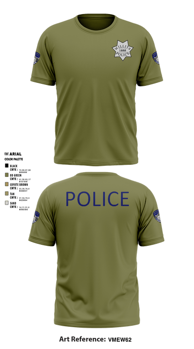 Willits Little Lake JRTF 70658416 Short Sleeve Performance Shirt - 14