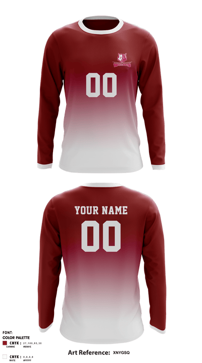 Perspectives IIT Math & Science Academy High School Volleyball 92346681 Long Sleeve Performance Shirt - 1