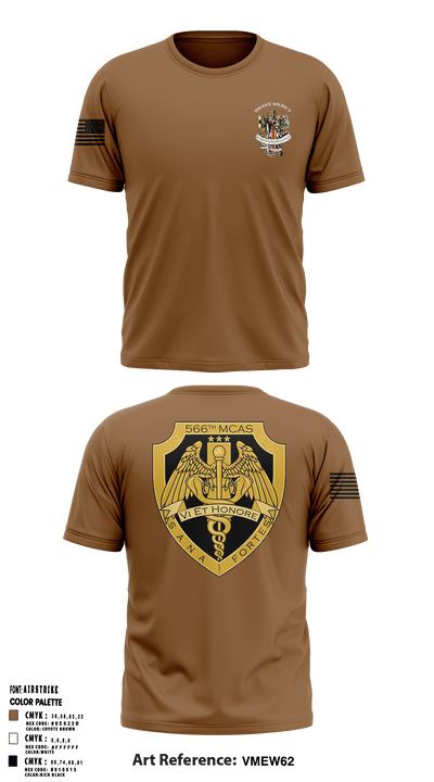 566 MCAS 1040274 Short Sleeve Performance Shirt - 62