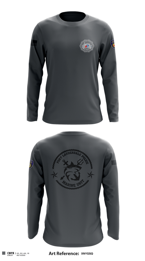 Long Sleeve Performance Shirt, Fort Lauderdale Police Department Marine Unit, Police, Teamtime, Team time, sublimation, custom sports apparel, team uniforms, spirit wear, spiritwear, sports uniforms, custom shirts, team store, custom team store, fundraiser sports, apparel fundraiser