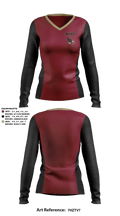 Bishop Watterson High School Volleyball 30703651 Women's Long Sleeve V-neck Shirt - 1