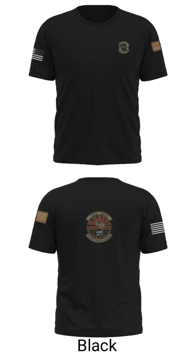 128th Air Control Squadron 4875965 Short Sleeve Performance Shirt - 33