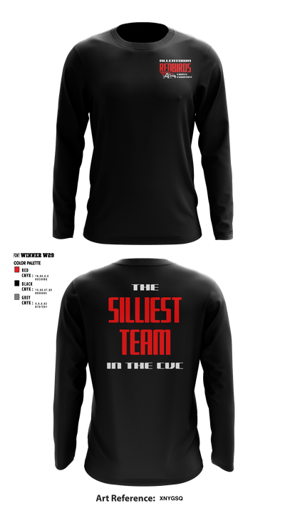 Allentown High School Cross Country 36691106 Long Sleeve Performance Shirt - 8