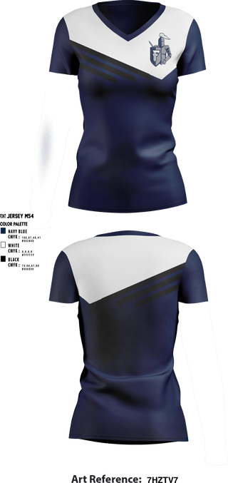 Women's Short Sleeve Vneck Shirt, Fieldcrest High School, Spirit Store, Teamtime, Team time, sublimation, custom sports apparel, team uniforms, spirit wear, spiritwear, sports uniforms, custom shirts, team store, custom team store, fundraiser sports, apparel fundraiser