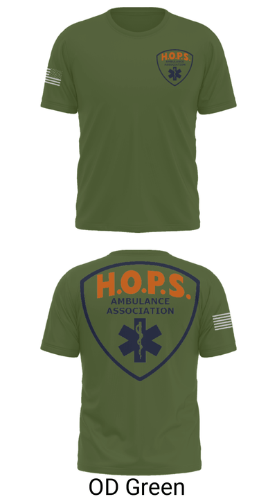 HOPS EMS 88989109 Short Sleeve Performance Shirt - 34