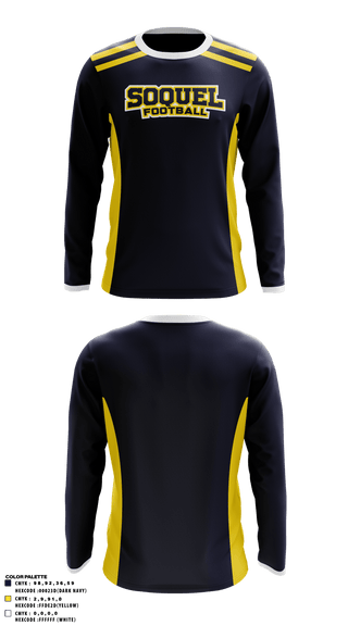 Long Sleeve Performance Shirt, Soquel High School Football, Football, Teamtime, Team time, sublimation, custom sports apparel, team uniforms, spirit wear, spiritwear, sports uniforms, custom shirts, team store, custom team store, fundraiser sports, apparel fundraiser