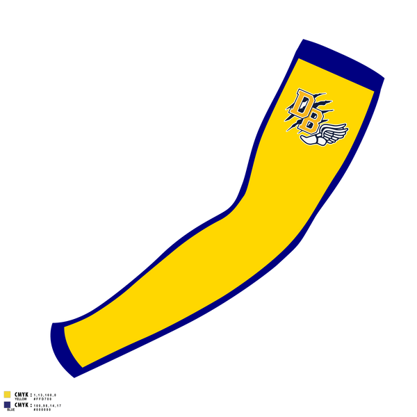 Arm Sleeve, David Brearley High School Track, Track & Field, Teamtime, Team time, sublimation, custom sports apparel, team uniforms, spirit wear, spiritwear, sports uniforms, custom shirts, team store, custom team store, fundraiser sports, apparel fundraiser