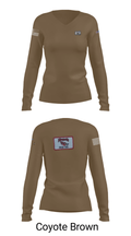 Echo pol 1/126 avn 6177830 Women's Long Sleeve V-neck Shirt - 37