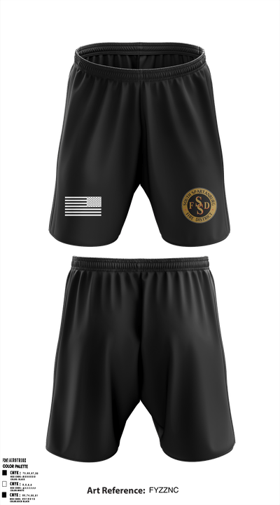 South Spartanburg Fire District 29314132 Athletic Shorts With Pockets - 1