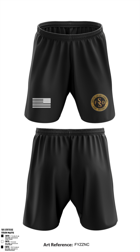 Athletic Shorts With Pockets, South Spartanburg Fire District, Fire Department, Teamtime, Team time, sublimation, custom sports apparel, team uniforms, spirit wear, spiritwear, sports uniforms, custom shirts, team store, custom team store, fundraiser sports, apparel fundraiser