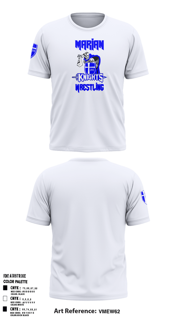Short Sleeve Performance Shirt, Marian High School Wrestling, Wrestling, Teamtime, Team time, sublimation, custom sports apparel, team uniforms, spirit wear, spiritwear, sports uniforms, custom shirts, team store, custom team store, fundraiser sports, apparel fundraiser