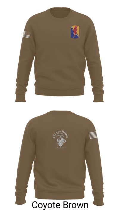 C Co. 1-160 Infantry 40456351 Crew Neck Sweatshirt - 8