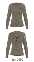 Marine Barracks Washington 7968696 Women's Long Sleeve V-neck Shirt - 41