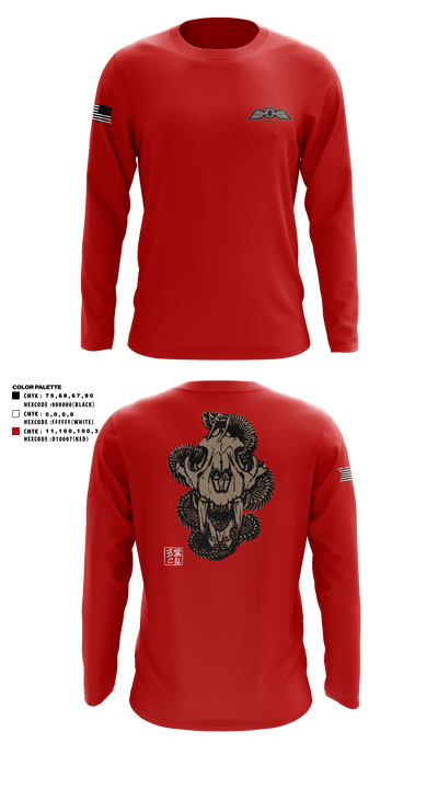 C Co, 5POB, 4POG 78907661 Long Sleeve Performance Shirt - 60