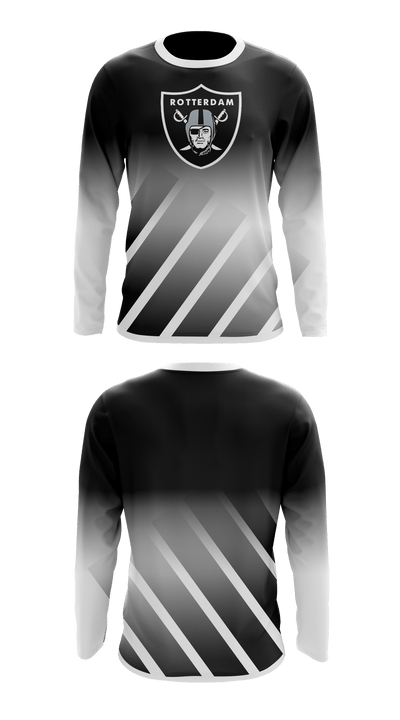 Rotterdam pop Warner 73427546 Long Sleeve Performance Shirt - 3