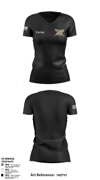 Women's Short Sleeve Vneck Shirt, , Army, Teamtime, Team time, sublimation, custom sports apparel, team uniforms, spirit wear, spiritwear, sports uniforms, custom shirts, team store, custom team store, fundraiser sports, apparel fundraiser