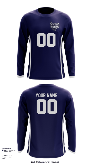 Long Sleeve Performance Shirt, North Valley Youth Sports Football, Football, Teamtime, Team time, sublimation, custom sports apparel, team uniforms, spirit wear, spiritwear, sports uniforms, custom shirts, team store, custom team store, fundraiser sports, apparel fundraiser