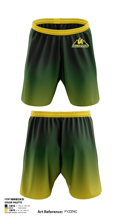 Los Alamos High School Golf 81156262 Athletic Shorts With Pockets - 1